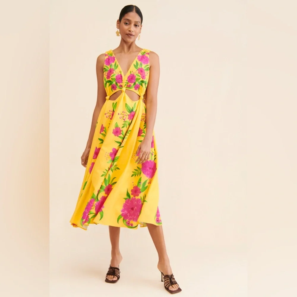 Farm Rio Romantic Garden Dress - Picture 4 of 14